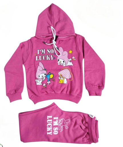 JOGGING FILLE ROSE
