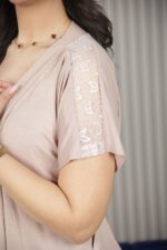 PYJAMA FEMME 4 PC BEIGE – Image 5