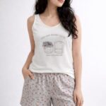PYJAMA“Berry Cute Jam” – Haut & short imprimés