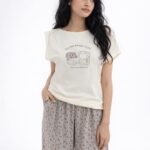 PYJAMA “Berry Cute” – T‑shirt & pantalon imprimé