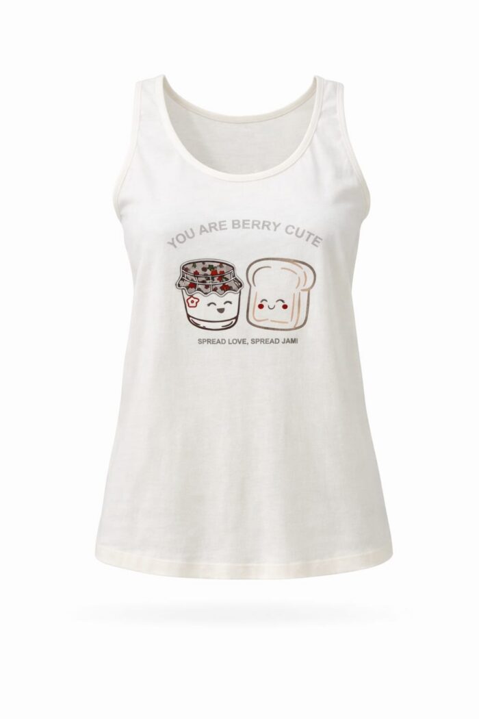 PYJAMA“Berry Cute Jam” – Haut & short imprimés – Image 2