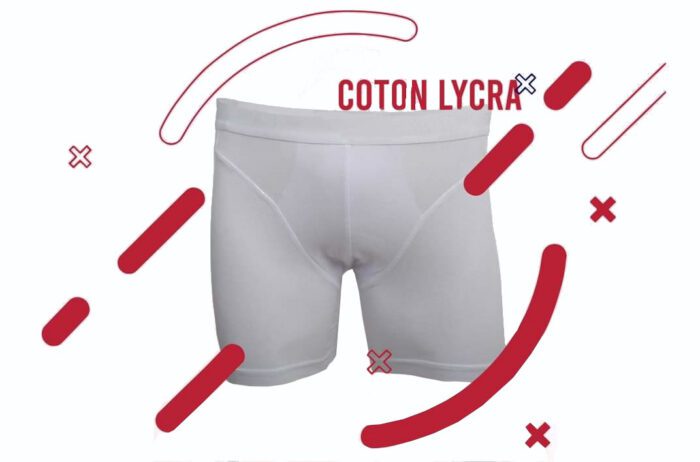 Boxers coton lycra uni - Mario Conti 100% coton 95% coton ; 5% lycra – Image 2