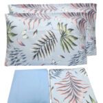 PARURE DE LIT 2 PLACES 100% COTON 180X200 CM