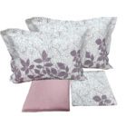 PARURE DE LIT 2 PLACES 100% COTON 180X200 CM