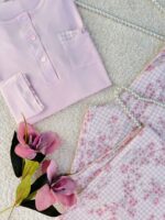 PYJAMA FEMME PULL A BOUTON +PANTALON IMPRIME – Image 3