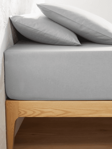 DRAP HOUSSE DE LIT 2 PLACES POLYCOTON 160X190 CM