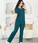 Pyjama femme en dentelle – Élégance & confort – Image 2