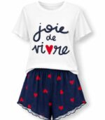 Pyjama femme short – Image 2