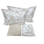 PARURE DE LIT 2 PLACES 100% COTON 160X200 CM