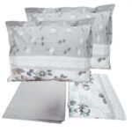 PARURE DE LIT 2 PLACES POLYCOTON 180X200 CM