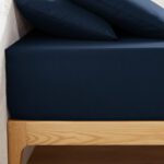 DRAP HOUSSE DE LIT 2 PLACES POLYCOTON 160X190 CM