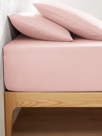 DRAP HOUSSE DE LIT 2 PLACES POLYCOTON 160X200 CM