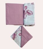 Parure de lit florale en polycoton – Image 3