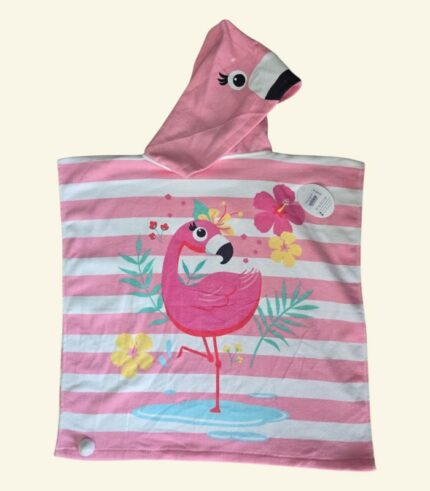 Poncho de Plage Enfant Fille 60x120 cm