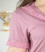 Robe de nuit détail dentelle – Image 8