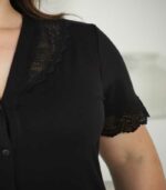 Robe de nuit détail dentelle – Image 9
