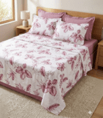 Parure de lit florale en polycoton