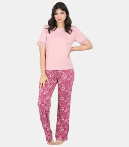 Pyjama femme L élegance Rose