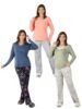 PYJAMA FEMME COTON MANCHE LONGUE