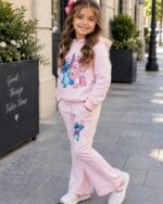 JOGGING FILLE 3 PIECES ROSE BEBE